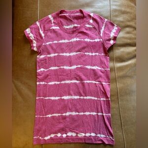 Pink Tie-Dye Lululemon T-Shirt